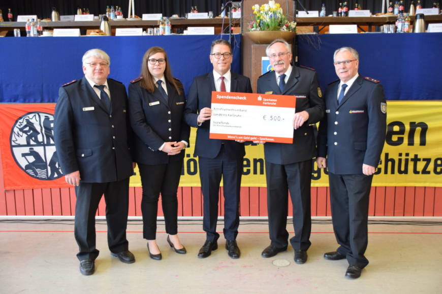 Dienst- und Verbandsversammlung der Feuerwehren des Landkreises Karlsruhe 2018