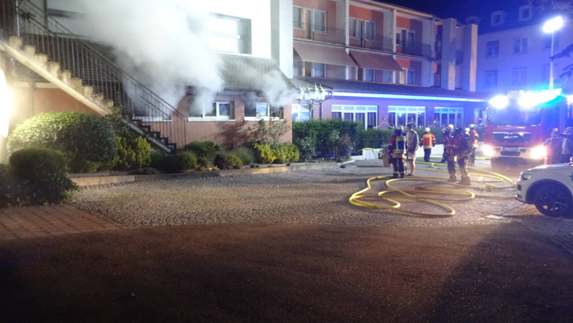 Saunabrand in Ettlinger Hotel