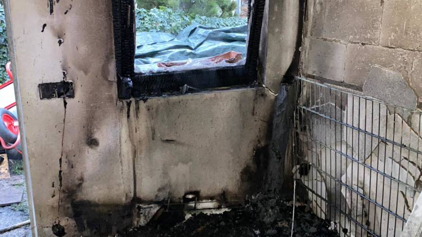 Garagenbrand – Brand drohte auf Wohngebäude überzugreifen