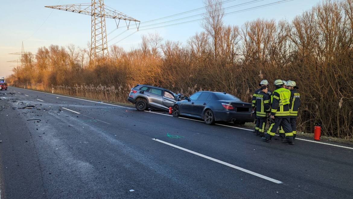 Tödlicher Verkehrsunfall auf Landstraße 560 bei Oberhausen-Rheinhausen