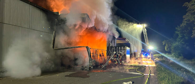 Großbrand in Bruchsal – Einsatz der Feuerwehr zieht weite Kreise