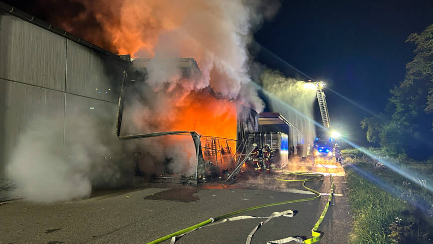 Großbrand in Bruchsal – Einsatz der Feuerwehr zieht weite Kreise