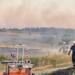 Größerer Flächenbrand im Mauertal zwischen Weingarten und Walzbachtal